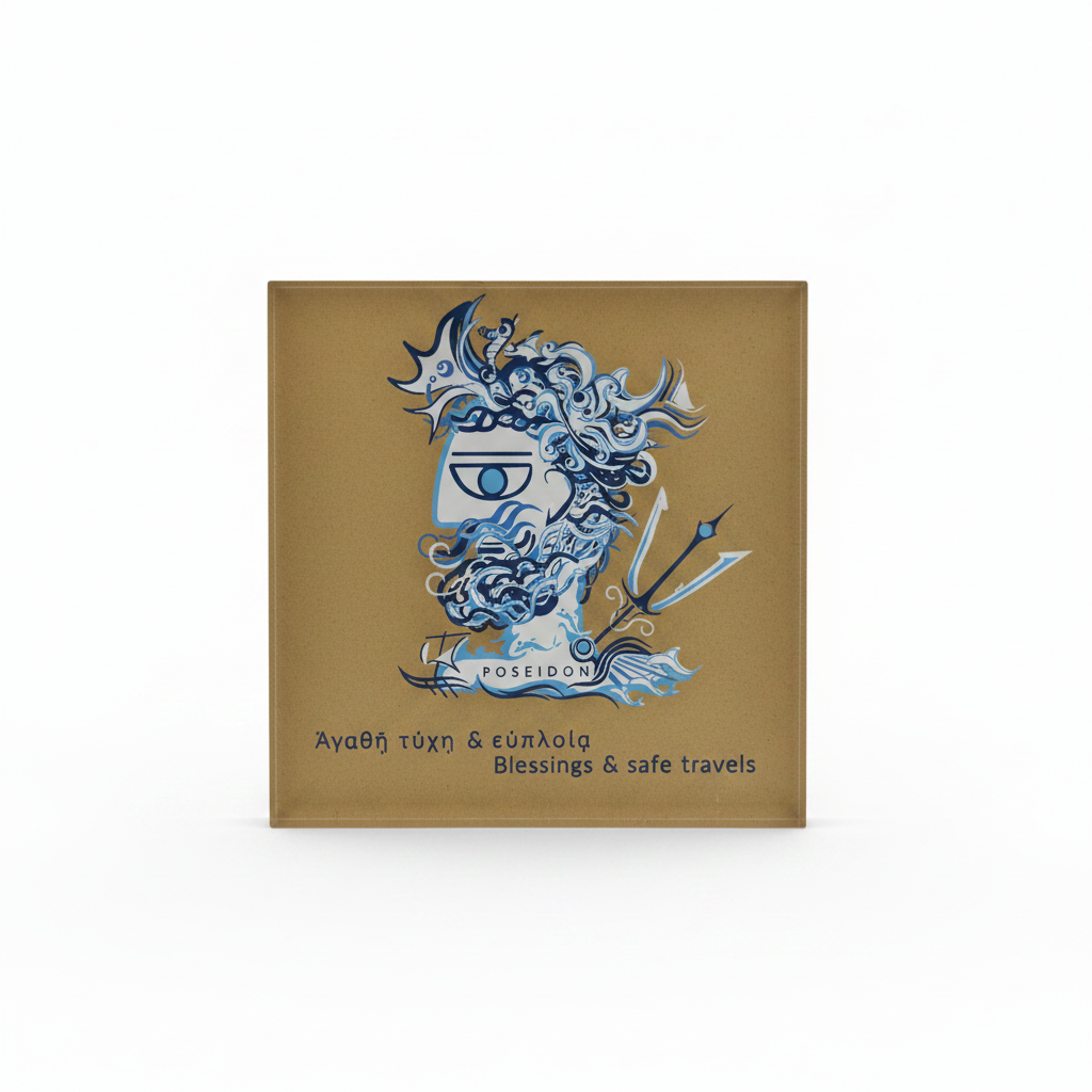 Poseidon Plaque – Product Photography